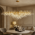 62" Albero Dining Room Crystal Chandelier - fovolighting