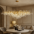 62" Albero Dining Room Crystal Chandelier - fovolighting