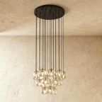 Boule do Cristal Round Cluster Chandelier