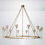 Crest Round Chandelier 70"