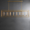 72 Inch Glass Rectangular Chandelier - Beckman - fovolighting
