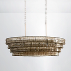Callista Glass Oval Chandelier