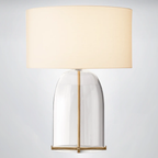 Madera Clear Glass Table Lamp
