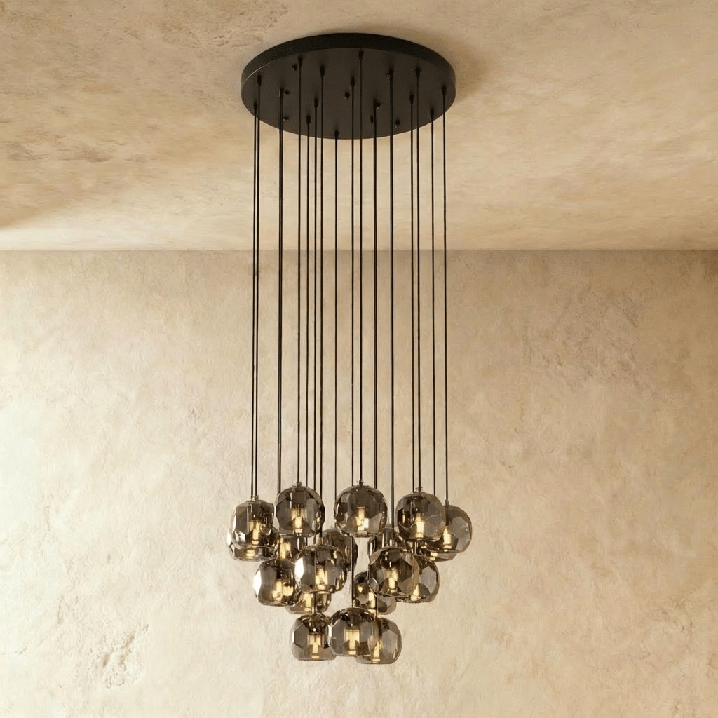 Boule do Cristal Round Cluster Chandelier