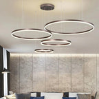 Grandeur Multi Rings Brown Chandelier