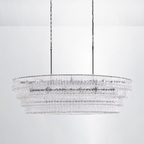 Callista Glass Oval Chandelier