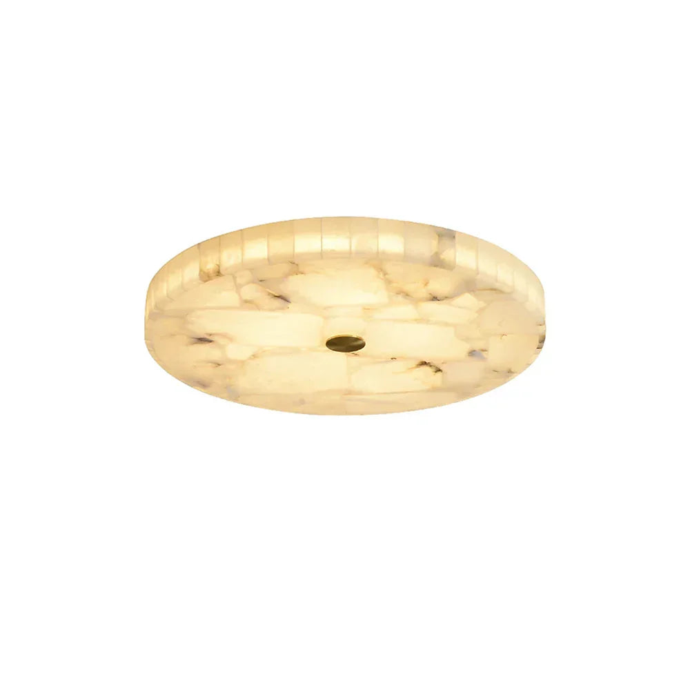 Luminous Alabaster Flush Mount Ceiling Light