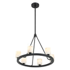 Estate 6 Light Chandelier Alabaster