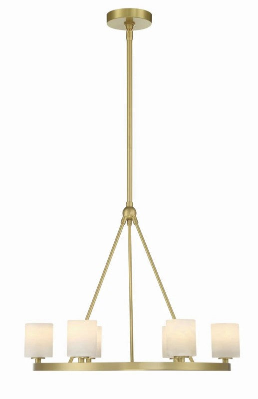 Estate 6 Light Chandelier Alabaster