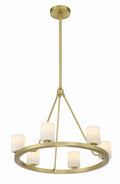 Estate 6 Light Chandelier Alabaster