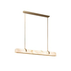 Linear Alabaster Chandelier, Kitchen Island Pendant Light