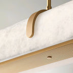 Linear Alabaster Chandelier, Kitchen Island Pendant Light