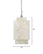 Alabaster Cube Pendant Lamp