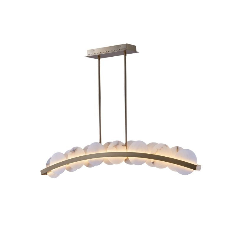 Alabaster Meridian 47 In LED Island