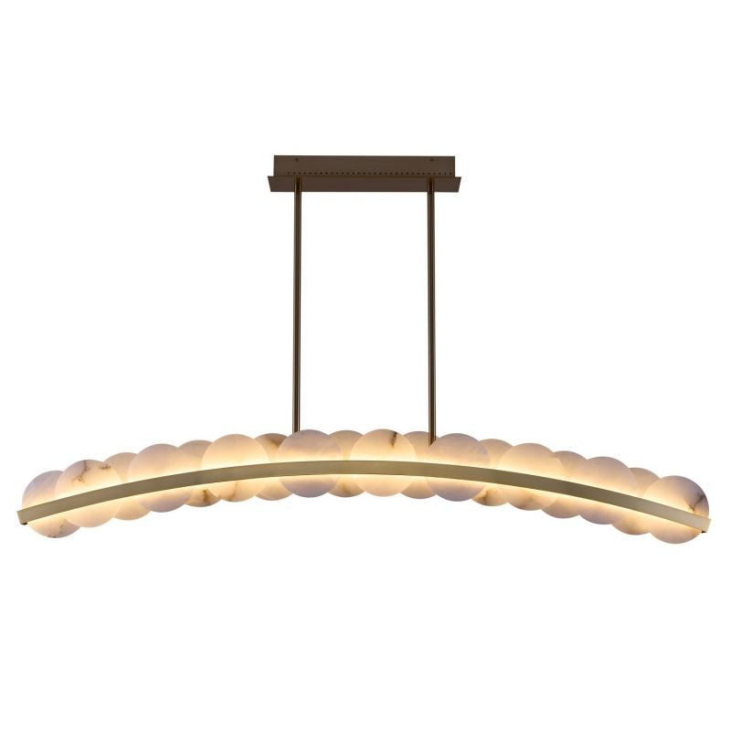 Alabaster Meridian 60 In LED Island