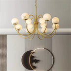 Sienna Alabaster Radial Chandelier