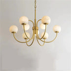 Sienna Alabaster Radial Chandelier
