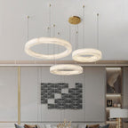 Alabaster Merika Round Chandelier