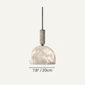 Alabaster Altus Hemisphere Pendant Light