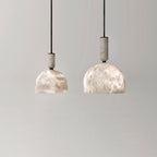 Alabaster Altus Hemisphere Pendant Light