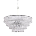 Amor 4-Tier Glass Round Chandelier 36" - thebelacan