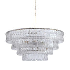 Amor 4-Tier Glass Round Chandelier 36" - thebelacan