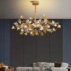 Veridian Brass Branch Chandelier