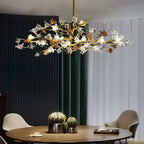 Veridian Brass Branch Chandelier