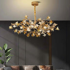 Veridian Brass Branch Chandelier