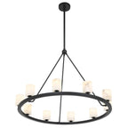 Estate 10 Light Chandelier Alabaster