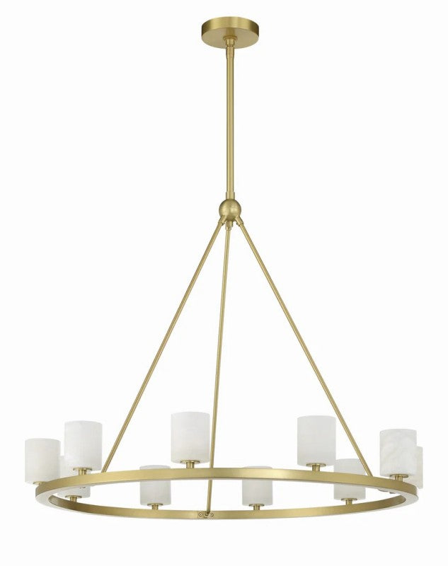 Estate 10 Light Chandelier Alabaster