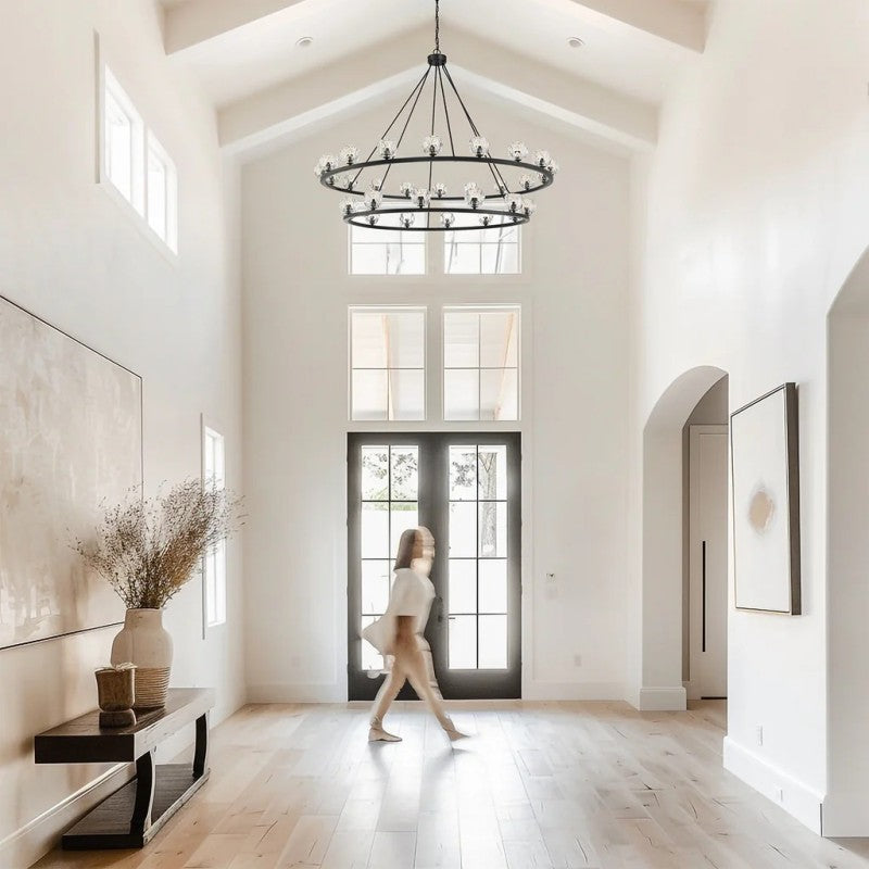 Estate 30 Light Chandelier Alabaster