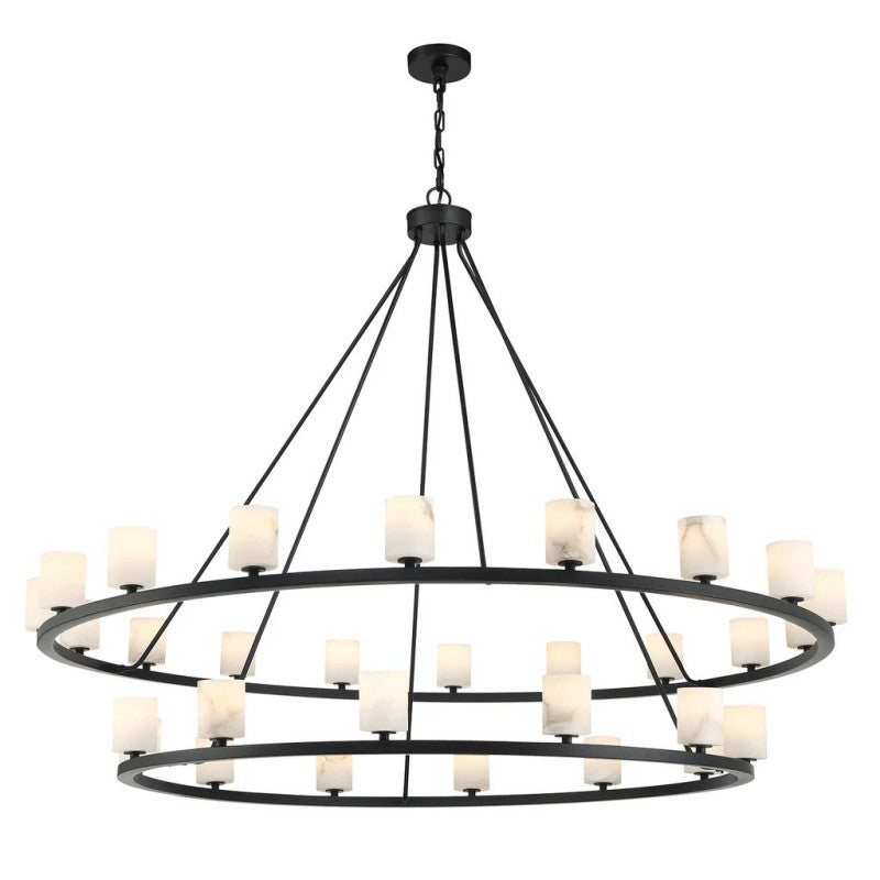Estate 30 Light Chandelier Alabaster