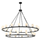 Estate 30 Light Chandelier Alabaster
