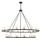 Estate 30 Light Chandelier Alabaster