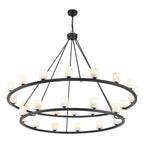 Estate 30 Light Chandelier Alabaster