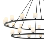 Estate 30 Light Chandelier Alabaster