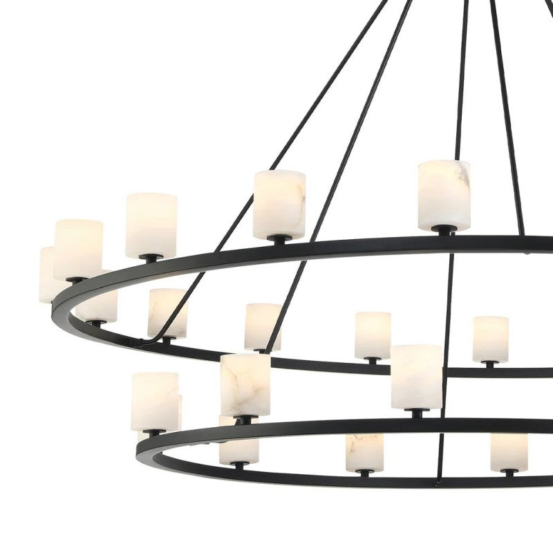 Estate 30 Light Chandelier Alabaster