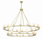 Estate 30 Light Chandelier Alabaster
