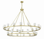Estate 30 Light Chandelier Alabaster