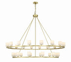 Estate 30 Light Chandelier Alabaster