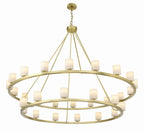 Estate 30 Light Chandelier Alabaster