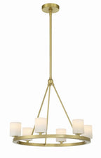 Estate 6 Light Chandelier Alabaster