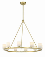Estate 12 Light Chandelier Alabaster