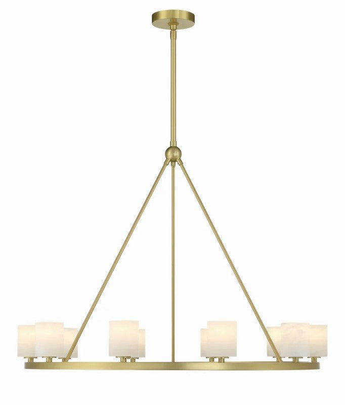 Estate 12 Light Chandelier Alabaster