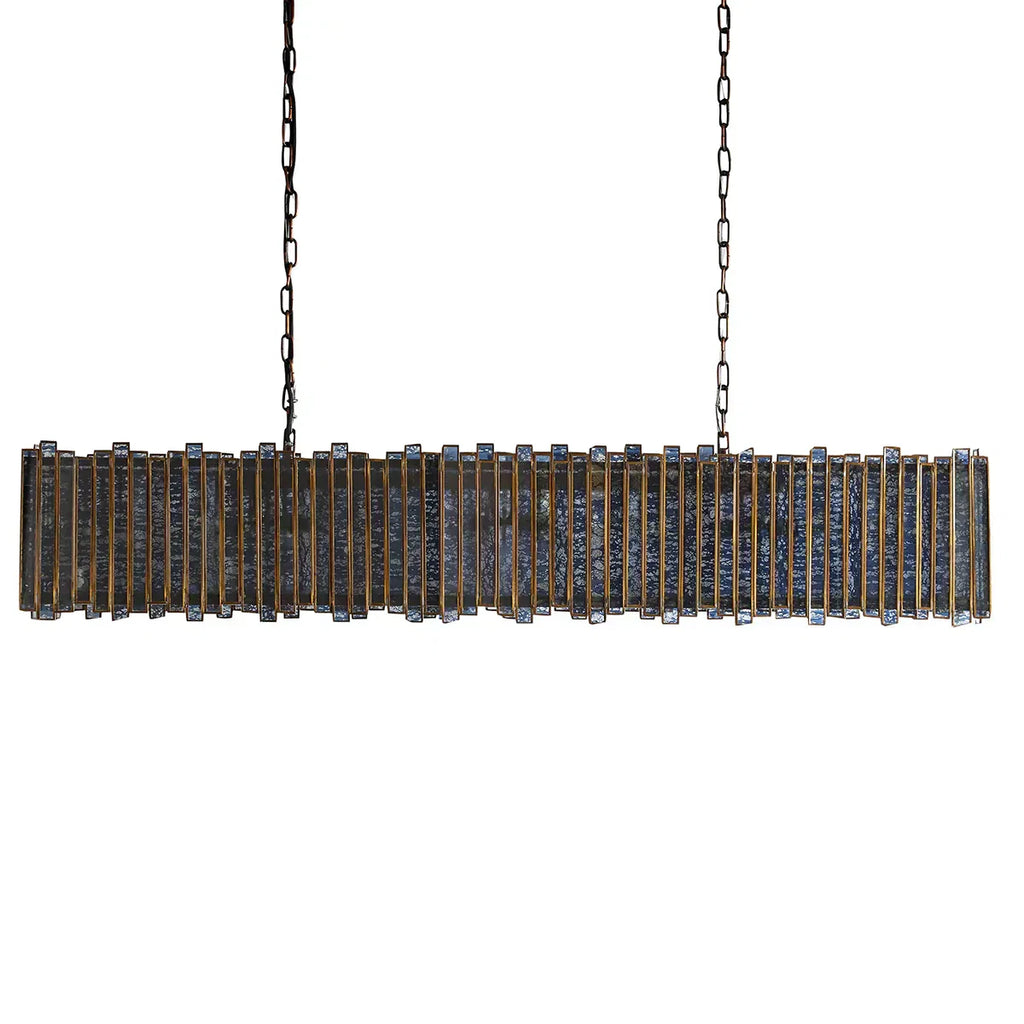 Roselle Glass Rectangular Chandelier