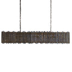 Roselle Glass Rectangular Chandelier