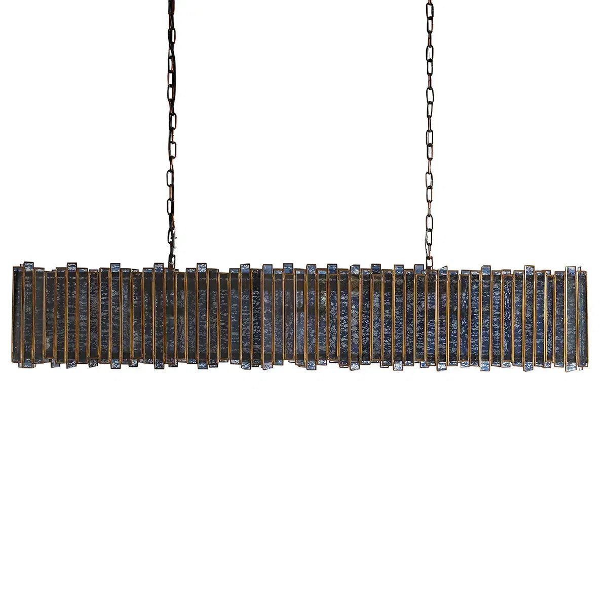 Roselle Glass Rectangular Chandelier