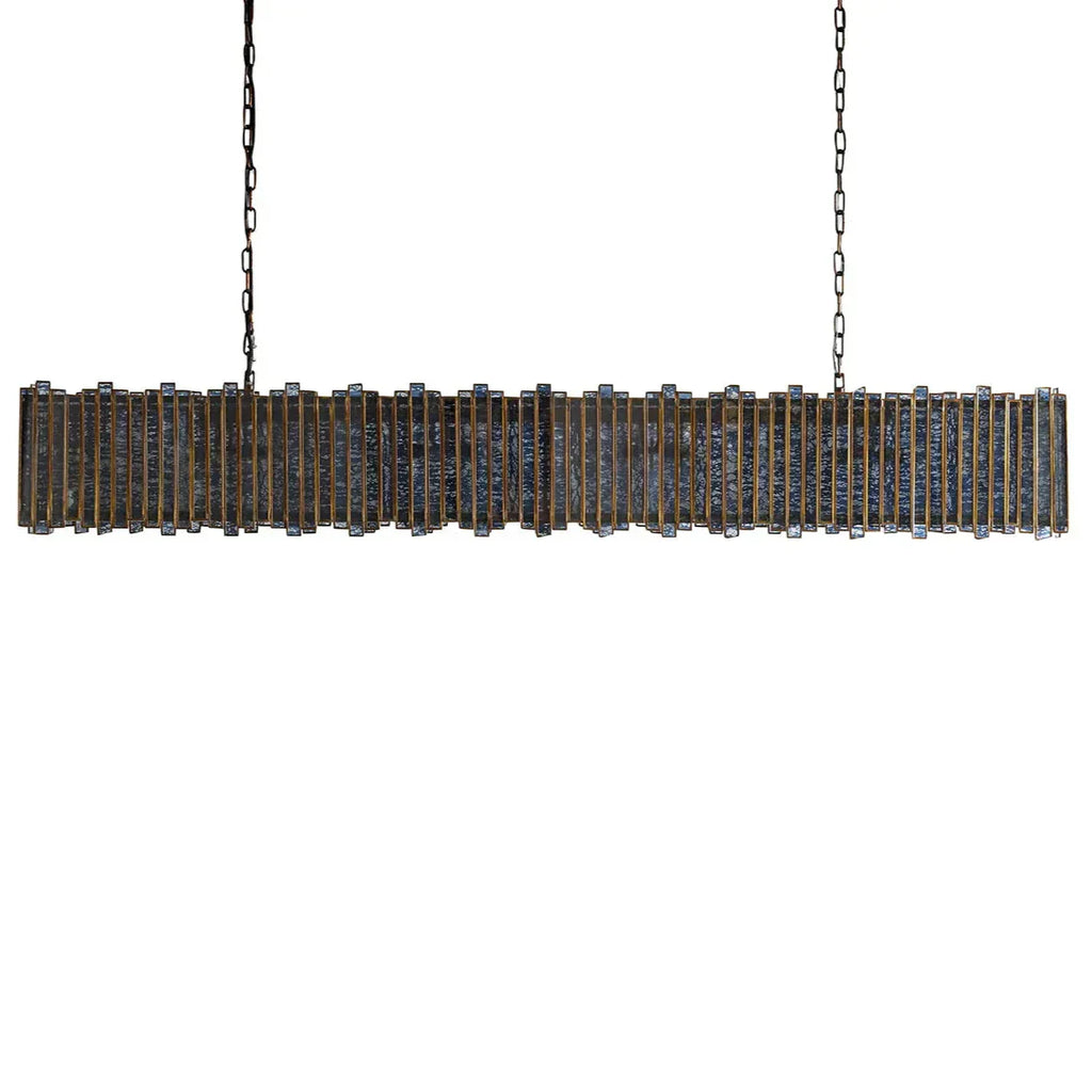 Roselle Glass Rectangular Chandelier