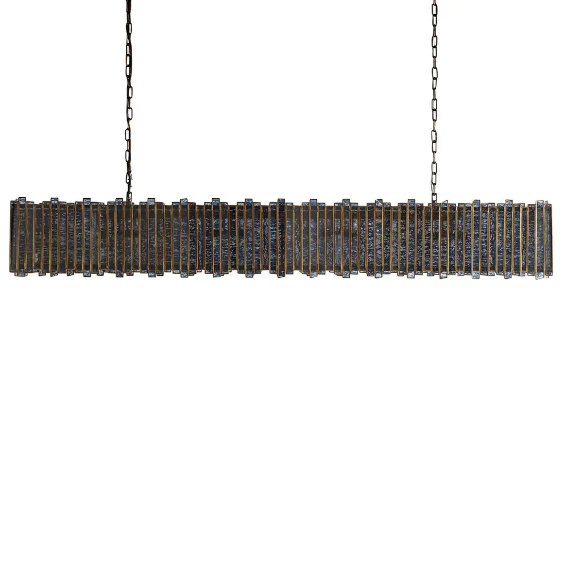 Roselle Glass Rectangular Chandelier
